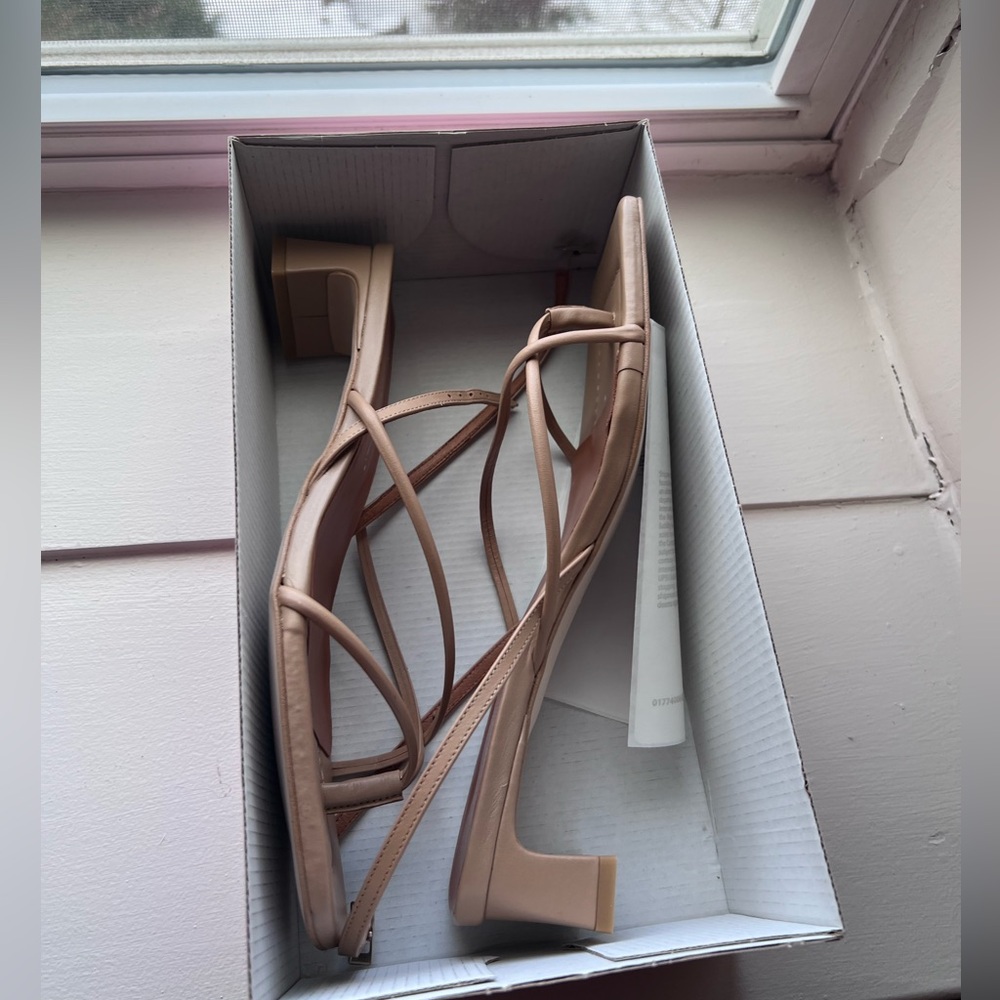NEW (never worn, in box) Intentionally Blank Fifi Sandal - size 41, nude